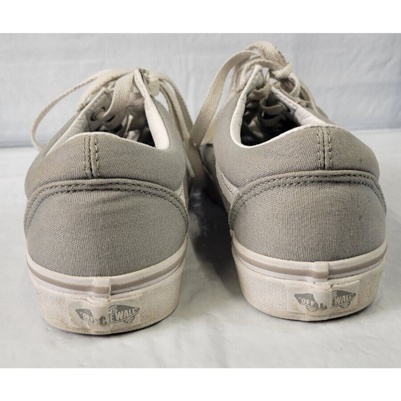 VANS Old Skool Gray and White Women's Size 6.5 Men's Size 5 - Picture 9 of 11